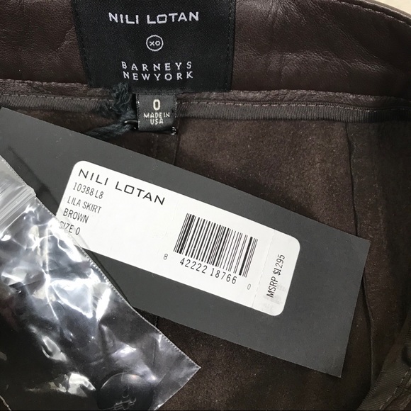 Nili Lotan Lila leather midi skirt - Picture 5 of 8